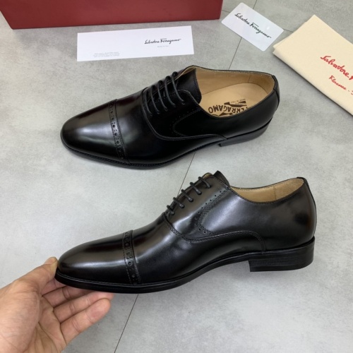 Cheap Ferragamo Leather Shoes For Men #859321 Replica Wholesale [$88.00 USD] [ITEM#859321] on Replica Salvatore Ferragamo Leather Shoes