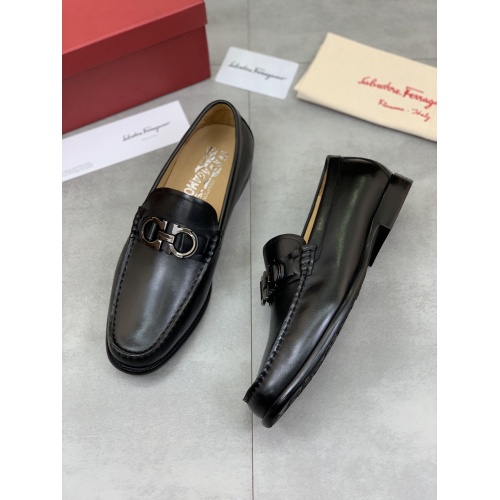 Cheap Ferragamo Leather Shoes For Men #859324 Replica Wholesale [$85.00 USD] [ITEM#859324] on Replica Salvatore Ferragamo Leather Shoes