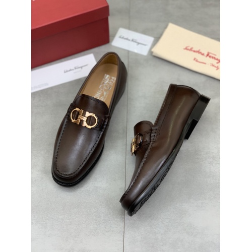 Cheap Ferragamo Leather Shoes For Men #859325 Replica Wholesale [$85.00 USD] [ITEM#859325] on Replica Salvatore Ferragamo Leather Shoes