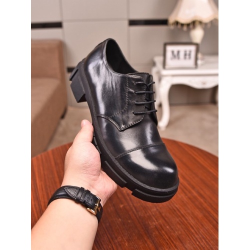 Cheap Prada Leather Shoes For Men #859360 Replica Wholesale [$85.00 USD] [ITEM#859360] on Replica Prada Leather Shoes