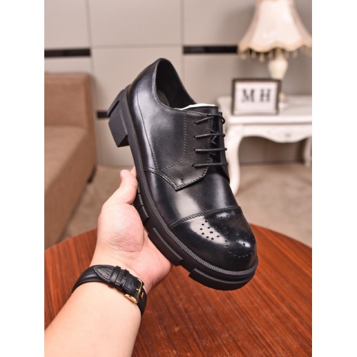 Cheap Prada Leather Shoes For Men #859361 Replica Wholesale [$85.00 USD] [ITEM#859361] on Replica Prada Leather Shoes