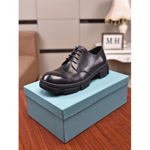Cheap Prada Leather Shoes For Men #859361 Replica Wholesale [$85.00 USD] [ITEM#859361] on Replica Prada Leather Shoes