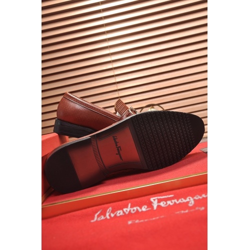 Cheap Ferragamo Leather Shoes For Men #859556 Replica Wholesale [$82.00 USD] [ITEM#859556] on Replica Salvatore Ferragamo Leather Shoes