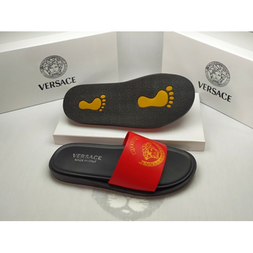 Cheap Versace Slippers For Men #861283 Replica Wholesale [$40.00 USD] [ITEM#861283] on Replica Versace Slippers