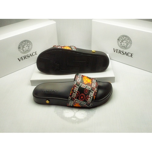 Cheap Versace Slippers For Men #861295 Replica Wholesale [$40.00 USD] [ITEM#861295] on Replica Versace Slippers