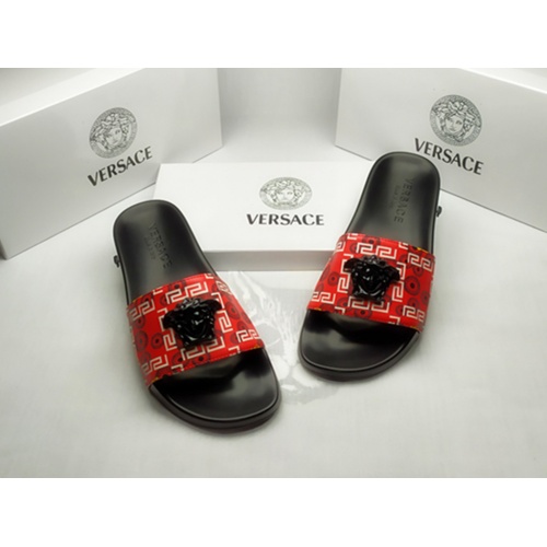 Cheap Versace Slippers For Men #861298 Replica Wholesale [$40.00 USD] [ITEM#861298] on Replica Versace Slippers