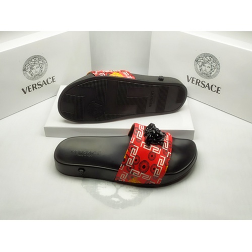 Cheap Versace Slippers For Men #861298 Replica Wholesale [$40.00 USD] [ITEM#861298] on Replica Versace Slippers