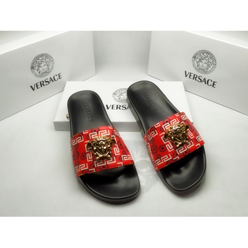 Cheap Versace Slippers For Men #861307 Replica Wholesale [$40.00 USD] [ITEM#861307] on Replica Versace Slippers