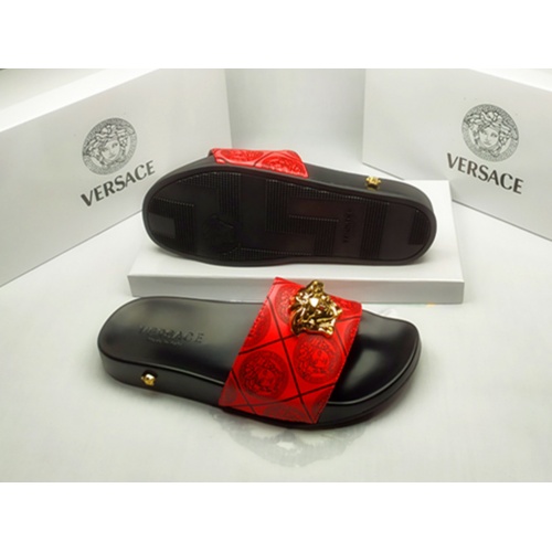 Cheap Versace Slippers For Men #861309 Replica Wholesale [$40.00 USD] [ITEM#861309] on Replica Versace Slippers