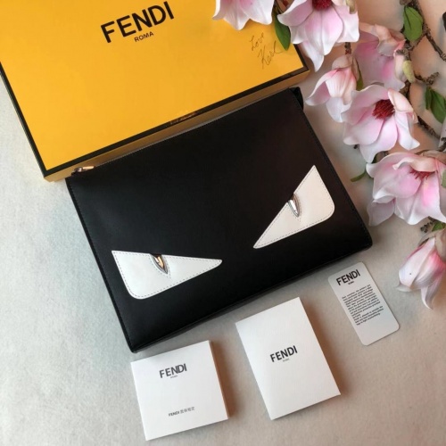 Cheap Fendi AAA Man Wallets #864047 Replica Wholesale [$98.00 USD] [ITEM#864047] on Replica Fendi AAA Man Wallets