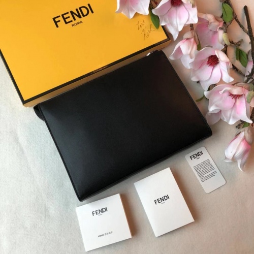 Cheap Fendi AAA Man Wallets #864047 Replica Wholesale [$98.00 USD] [ITEM#864047] on Replica Fendi AAA Man Wallets