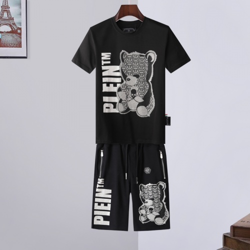 Cheap Philipp Plein PP Tracksuits Short Sleeved For Men #865181 Replica Wholesale [$56.00 USD] [ITEM#865181] on Replica Philipp Plein PP Tracksuits