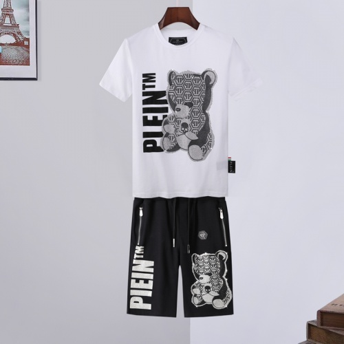 Cheap Philipp Plein PP Tracksuits Short Sleeved For Men #865182 Replica Wholesale [$56.00 USD] [ITEM#865182] on Replica Philipp Plein PP Tracksuits