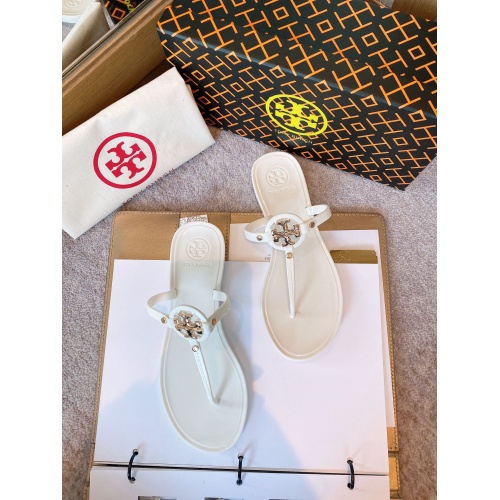 Cheap Tory Burch TB Slippers For Women #866276 Replica Wholesale [$36.00 USD] [ITEM#866276] on Replica Tory Burch TB Slippers