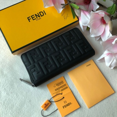 Cheap Fendi AAA Man Wallets #866511 Replica Wholesale [$64.00 USD] [ITEM#866511] on Replica Fendi AAA Man Wallets