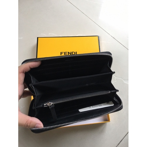 Cheap Fendi AAA Man Wallets #866513 Replica Wholesale [$60.00 USD] [ITEM#866513] on Replica Fendi AAA Man Wallets