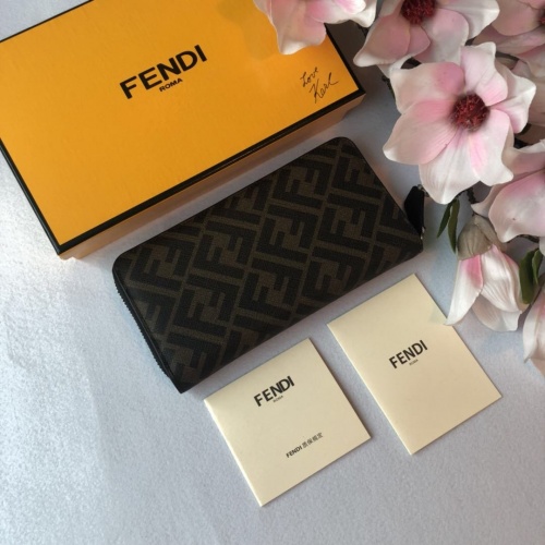 Cheap Fendi AAA Man Wallets #866515 Replica Wholesale [$64.00 USD] [ITEM#866515] on Replica Fendi AAA Man Wallets