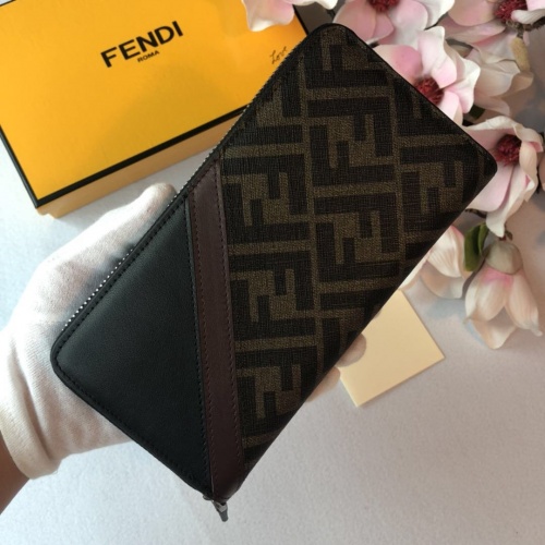 Cheap Fendi AAA Man Wallets #866515 Replica Wholesale [$64.00 USD] [ITEM#866515] on Replica Fendi AAA Man Wallets