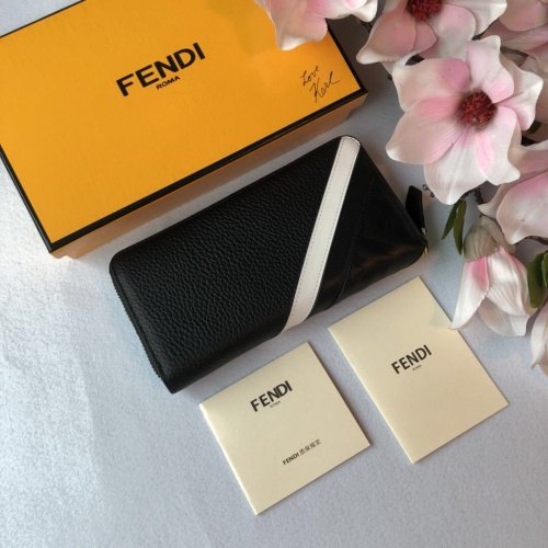 Cheap Fendi AAA Man Wallets #866516 Replica Wholesale [$64.00 USD] [ITEM#866516] on Replica Fendi AAA Man Wallets