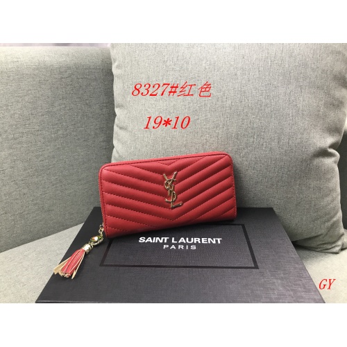 Cheap Yves Saint Laurent YSL Wallets For Women #866834 Replica Wholesale [$17.00 USD] [ITEM#866834] on Replica Yves Saint Laurent YSL Wallets