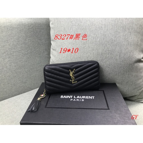 Cheap Yves Saint Laurent YSL Wallets For Women #866835 Replica Wholesale [$17.00 USD] [ITEM#866835] on Replica Yves Saint Laurent YSL Wallets