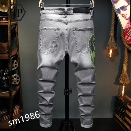 Cheap Philipp Plein PP Jeans For Men #867379 Replica Wholesale [$48.00 USD] [ITEM#867379] on Replica Philipp Plein PP Jeans