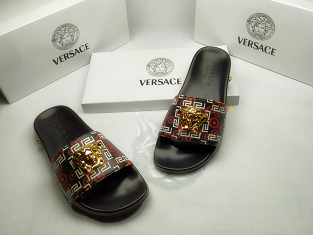 Cheap Versace Slippers For Men #861313 Replica Wholesale [$40.00 USD ...