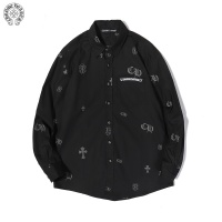 Cheap Chrome Hearts Shirts Long Sleeved For Men #856267 Replica Wholesale [$45.00 USD] [ITEM#856267] on Replica Chrome Hearts Shirts
