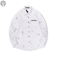 Cheap Chrome Hearts Shirts Long Sleeved For Men #856268 Replica Wholesale [$45.00 USD] [ITEM#856268] on Replica Chrome Hearts Shirts