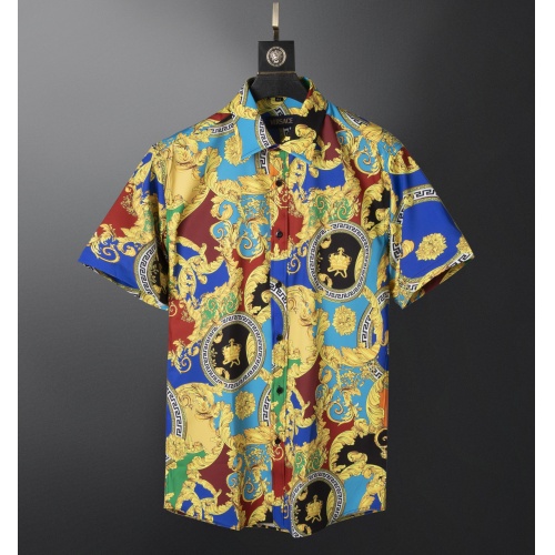 Cheap Versace Shirts Short Sleeved For Men #871016 Replica Wholesale [$32.00 USD] [ITEM#871016] on Replica Versace Shirts