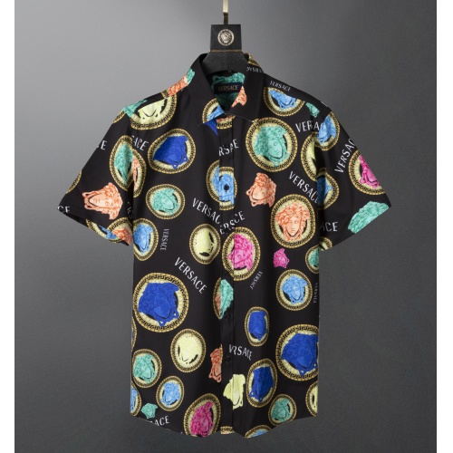 Cheap Versace Shirts Short Sleeved For Men #871017 Replica Wholesale [$32.00 USD] [ITEM#871017] on Replica Versace Shirts