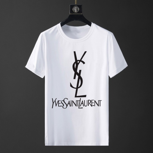 Cheap Yves Saint Laurent YSL Tracksuits Short Sleeved For Men #871107 Replica Wholesale [$68.00 USD] [ITEM#871107] on Replica Yves Saint Laurent YSL Tracksuits
