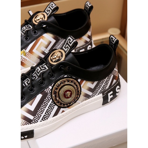 Cheap Versace Casual Shoes For Men #872184 Replica Wholesale [$88.00 USD] [ITEM#872184] on Replica Versace Casual Shoes