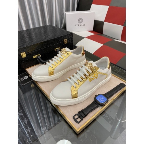 Cheap Versace Casual Shoes For Men #873267 Replica Wholesale [$72.00 USD] [ITEM#873267] on Replica Versace Casual Shoes