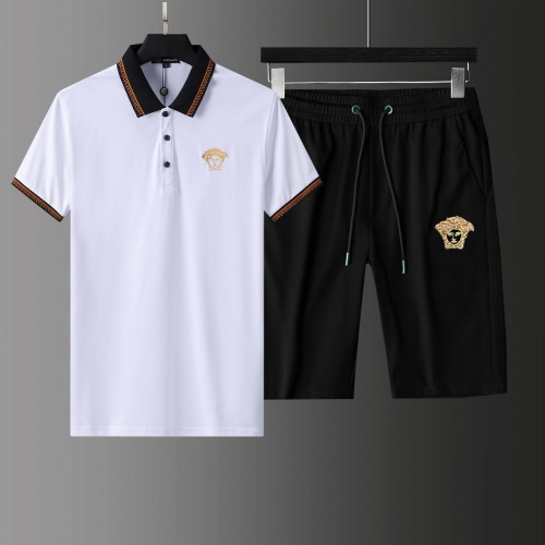 Cheap Versace Tracksuits Short Sleeved For Men #876301 Replica Wholesale [$64.00 USD] [ITEM#876301] on Replica Versace Tracksuits
