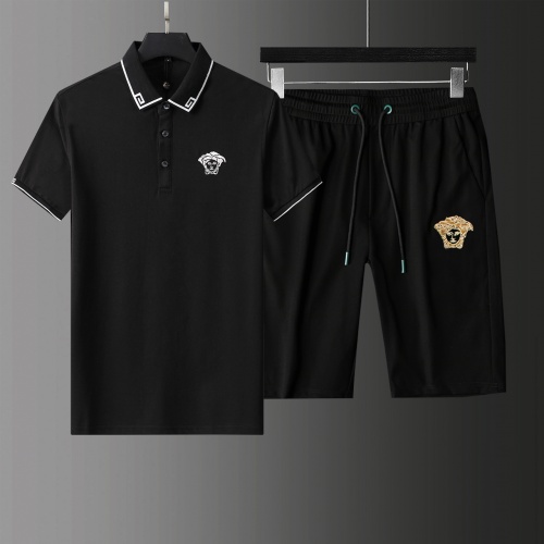 Cheap Versace Tracksuits Short Sleeved For Men #876303 Replica Wholesale [$64.00 USD] [ITEM#876303] on Replica Versace Tracksuits