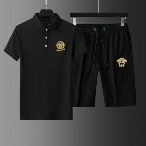Cheap Versace Tracksuits Short Sleeved For Men #876306 Replica Wholesale [$64.00 USD] [ITEM#876306] on Replica Versace Tracksuits