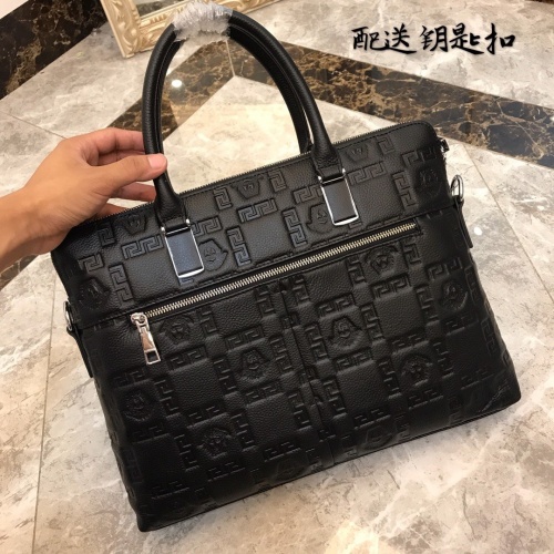 Cheap Versace AAA Man Handbags #877974 Replica Wholesale [$118.00 USD] [ITEM#877974] on Replica Versace AAA Man Handbags