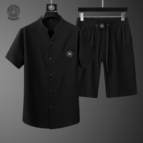 Cheap Versace Tracksuits Short Sleeved For Men #878011 Replica Wholesale [$68.00 USD] [ITEM#878011] on Replica Versace Tracksuits