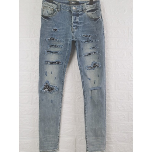 Cheap Amiri Jeans For Men #878077 Replica Wholesale [$66.00 USD] [ITEM#878077] on Replica Amiri Jeans