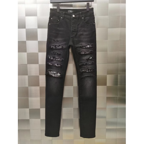 Cheap Amiri Jeans For Men #878094 Replica Wholesale [$66.00 USD] [ITEM#878094] on Replica Amiri Jeans