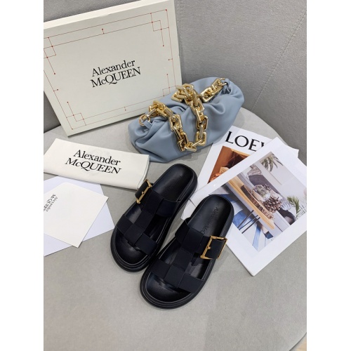 Cheap Alexander McQueen Sandal For Women #878111 Replica Wholesale [$68.00 USD] [ITEM#878111] on Replica Alexander McQueen Sandal