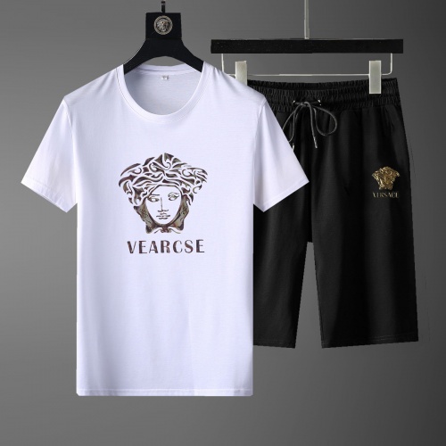 Cheap Versace Tracksuits Short Sleeved For Men #878351 Replica Wholesale [$52.00 USD] [ITEM#878351] on Replica Versace Tracksuits