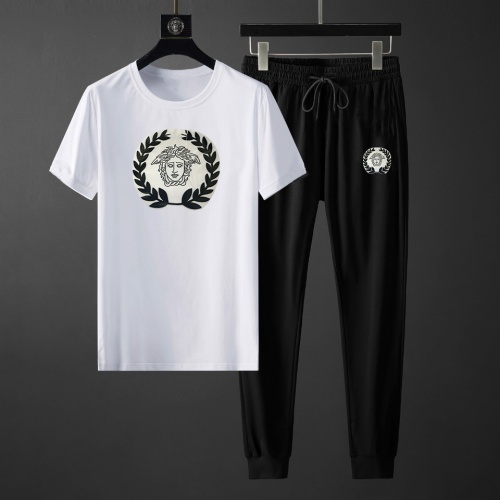 Cheap Versace Tracksuits Short Sleeved For Men #878365 Replica Wholesale [$64.00 USD] [ITEM#878365] on Replica Versace Tracksuits