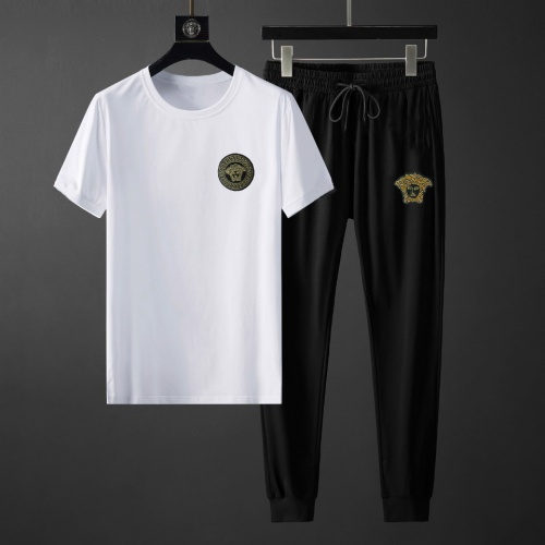 Cheap Versace Tracksuits Short Sleeved For Men #878386 Replica Wholesale [$64.00 USD] [ITEM#878386] on Replica Versace Tracksuits