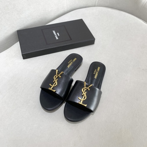 Cheap Yves Saint Laurent YSL Slippers For Women #878410 Replica Wholesale [$80.00 USD] [ITEM#878410] on Replica Yves Saint Laurent YSL Slippers