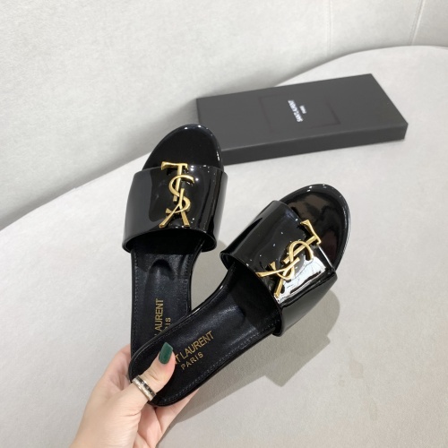 Cheap Yves Saint Laurent YSL Slippers For Women #878412 Replica Wholesale [$80.00 USD] [ITEM#878412] on Replica Yves Saint Laurent YSL Slippers