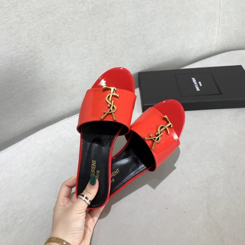 Cheap Yves Saint Laurent YSL Slippers For Women #878415 Replica Wholesale [$80.00 USD] [ITEM#878415] on Replica Yves Saint Laurent YSL Slippers