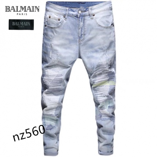 Cheap Balmain Jeans For Men #878728 Replica Wholesale [$49.00 USD] [ITEM#878728] on Replica Balmain Jeans