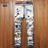 Cheap Amiri Jeans For Men #878763 Replica Wholesale [$49.00 USD] [ITEM#878763] on Replica Amiri Jeans